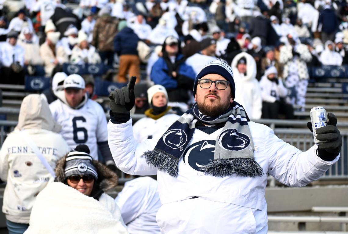 Penn State Fans Brave Frigid Weather for First CFP Experience