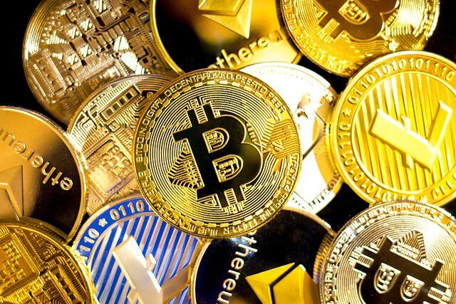 cryptocurrencies Bitcoin and Ethereum price chart showing market crash