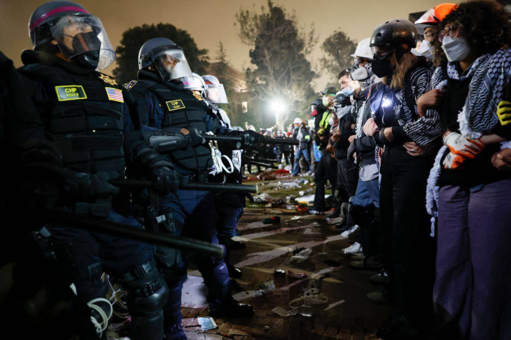 University of California campus protest